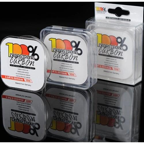 Best Sell 50M 100% Fluorocarbon Fishing Line Super Strong Coating Pesca Nylon Carbon Saltwate Fishing Line For Carp Fishing