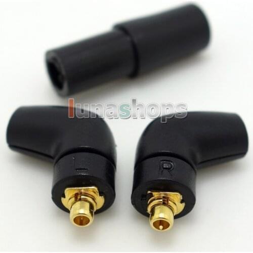 LN002826 L Shape Hifi Diy Parts for Shure SE535 SE425 SE315 SE215 Earphone Pins + Cover
