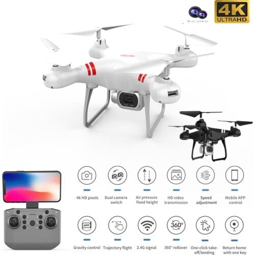 Best KY101 MAX 2.4Ghz RC Drone Double 4K Wifi FPV HD Camera Altitude Hold Gesture Mode Long Flying time RC Quadcopter Drone RTF