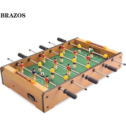 Mini Foosball Table Soccer Game Kids Adults Table Football Games Wooden 6 Shots Futbolito Football Kickers Desktop Fussball