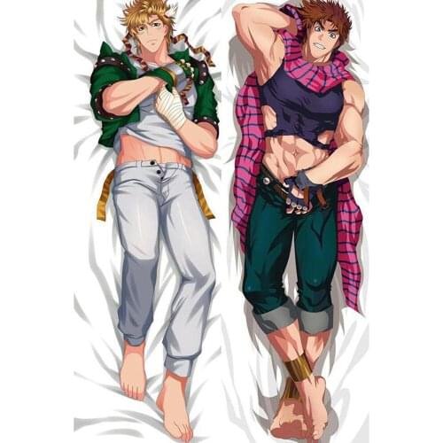 Japanese Anime jojos Bizarre Adventure Jonathan Joestar Throw Otaku Dakimakura Gift Bedding Hugging Body Pillow Case 150x50 CM