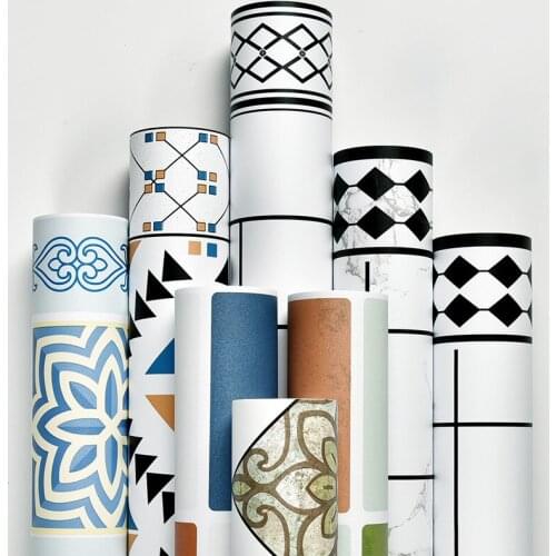 PVC New Kitchen Oil-proof Waterproof Stickers Pearl Paint Laser Kitchen Stove Cabinet Self Adhesive Wall Sticker DIY Wallpaper