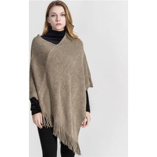 2019 New Design Winter Warm Solid Ponchos And Capes For Women Oversized Shawls Wraps Cashmere Pashmina Female Bufanda
