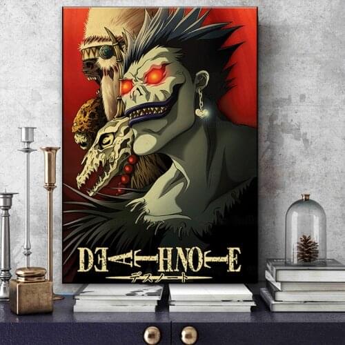 Japan anime poster Serie Death Note Retro Bar Zimmer Dekoration Malerei Kunst Wand aufkleber Bild Modern Living Room Decoration
