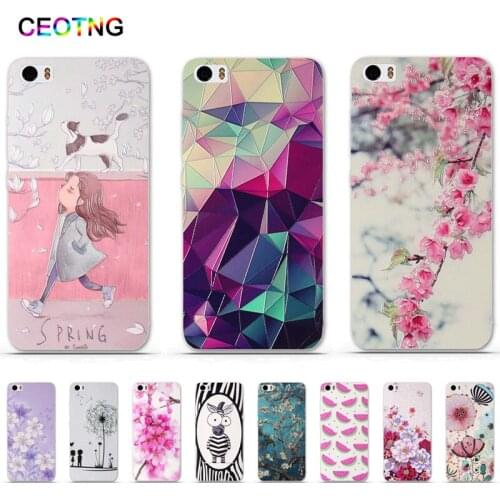 For Xiaomi Mi 5 MI5 Case Phone Back Silicone Cases Cover for XIAOMI MI 5 Soft TPU Case 3D Printing Relief Painted Shells Bags