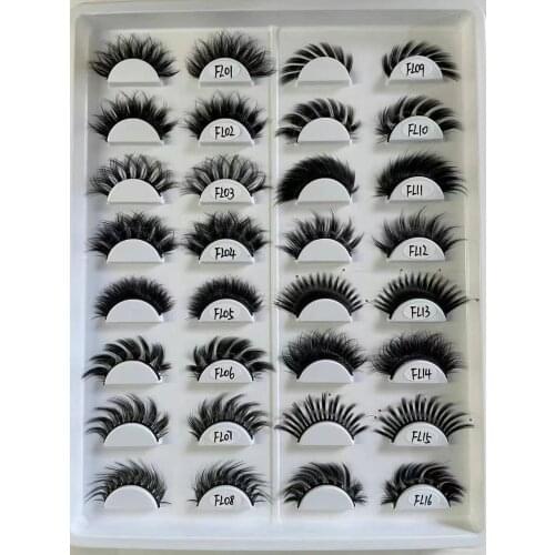 Wind blowing eyelashes 3D Mink Lashes Natural False Eyelashes Dramatic Volume Fake Lashes Makeup Eyelash Extension Silk Eyelashe