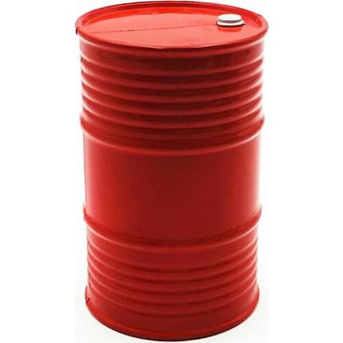 High Simulation Plastic Oil Barrel Drum Decoration for 1/10 SCX10 90046 TRX4 D90 RC Climbing Car Modification Parts