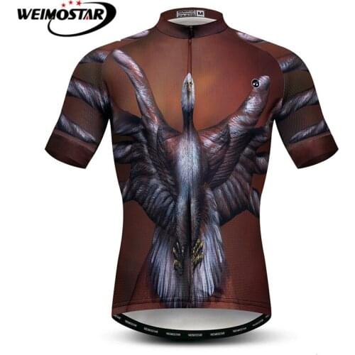 Weimostar Brand Summer Cycling Jersey Shirt Short Sleeve Men Mountain Bike Clothing Maillot Ciclismo Quick Dry MTB Bicycle Wear