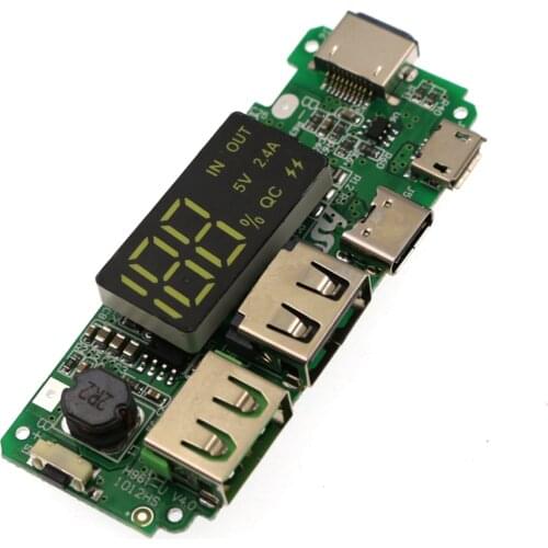 4x 5V 2.4A Dual USB Charging Boards Charger Module Supply Charging Accessory
