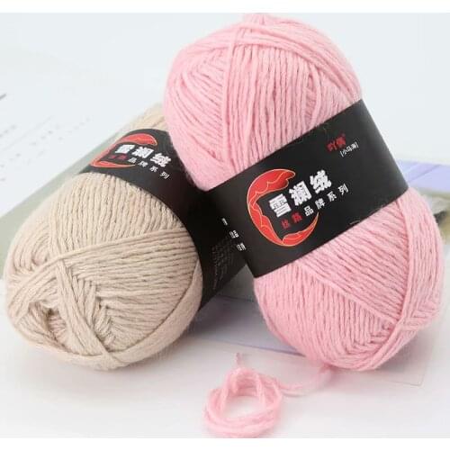 100 Grams Wool Yarn Mongolian Soft Cashmere Yarns Hand-knitted Crochet Yarn for Knitting Ball Scarf Yarn Baby Knit sweat