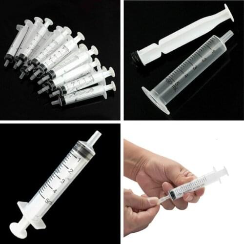 5PCS/5ML PlasticNo Needle Syringe Capacity Syringe Transparent Sterile Measuring Injection Nutrient Hydroponics Syringe