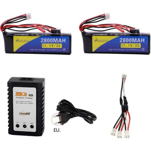 Upgrade 2800mAh 11.1V 3S LiPo Battery with charger for Walkera DEVO 7 DEVO 10 DEVO12E F12E WFLY9 radioLink AT9 AT10 Transmitter