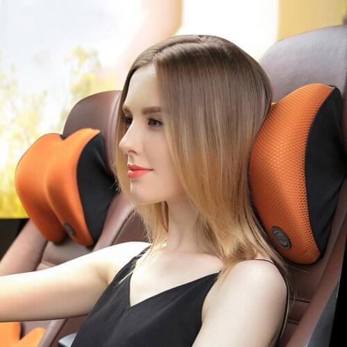 Car Seat Head Neck Rest Massage Auto Pillow Breathable mesh+memory sponge Headrest Vehicular Pillow Seat Headrest Accessories