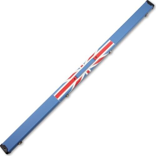 Weichster One 1Piece or 3/4 Union Jack Flag Design Blue Snooker Pool Cue Case