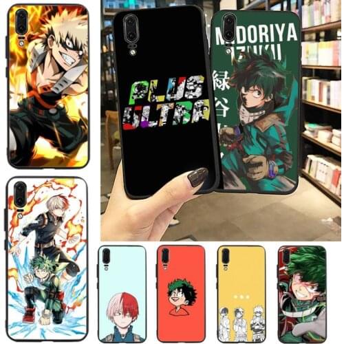 My hero academia Phone Case For Huawei P20 P30 P40 lite Pro P Smart 2019 Mate 10 20 Lite Pro Nova 5t