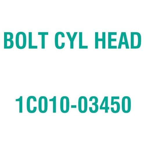 For Kubota 1C010-03450 BOLT CYL HEAD