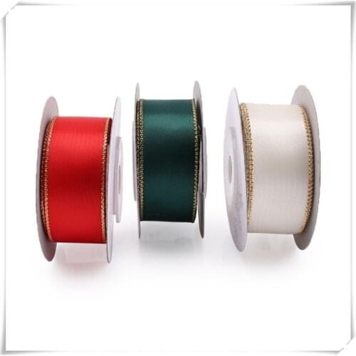 Length 5Meter Width 0.9CM-2.2CM Gift Box Cake Packaging Ribbon Double-sided Phnom Penh Polyester Tape DIY ribbons for needlework