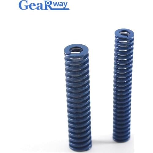 Gearway 4pcs Blue Die Spring 48% Compression Ratio Mould Spring TL10x20/10x25/10x30/10x50/10x55mm Compression Die Spring