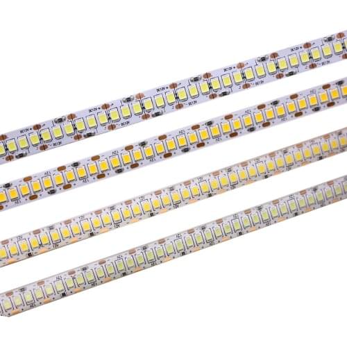 2835 SMD 240leds/m DC12V led flexible strip;5m long;120W;white PCB;non-waterproof;IP20