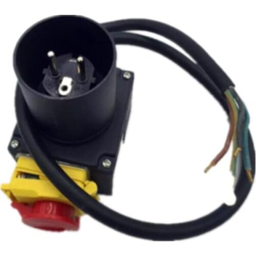 HCK3T 250V 16A IP54 Wood Splitting Machine Electromagnetic Push Button Switches Power On Off Switch for Log Splitter Cutter