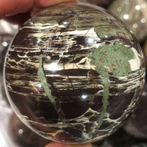 1PC 50-70mm Natural Texture Crystal Ball And Agate Mineral Quartz Combination.Spiritual Home Decor ，Gift