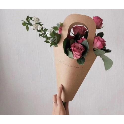 Ins net red handbag plant bag bouquet bag