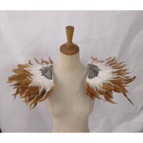 Costume Carnival Showgirl Stage Show Shoulder Pieces Epaulettes