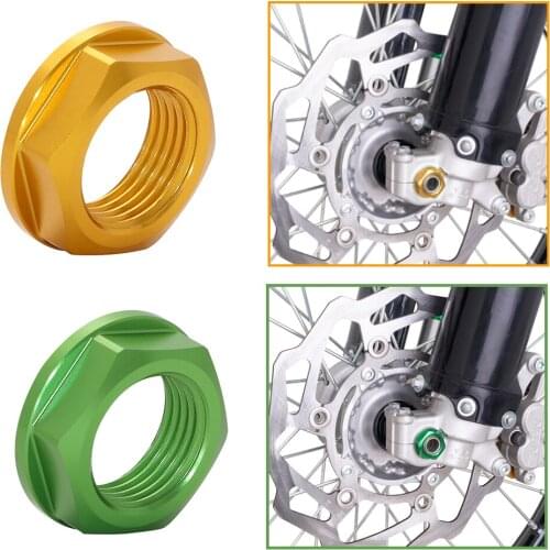 Motorcycle M18XP1.5 Front Axle Shaft Lock Screw Bolt Nut For Yamaha YZ450F Kawasaki KX250 KLX450R Suzuki RM-Z450 DR-Z400R