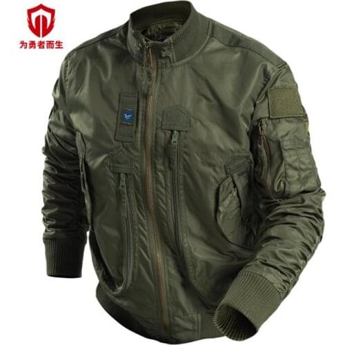 2021 Spring Autumn Men Tactical Military jacket Bomber Army Parka Outdoor Windproof Multipockets Combat Airsoft Outwear