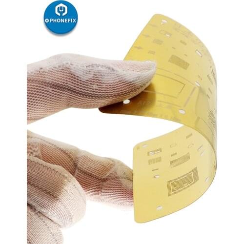 QianLi Golden BGA Reballing Stencil NAND CPU IC Chips Reballing Repair Tool for iPhone 6 6S 7G 7Plus 8 8P X XS Max