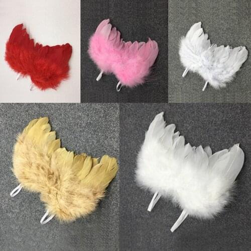 Newborn Baby Girls Boys Angel Wings Costume Photo Photography Prop Outfits
