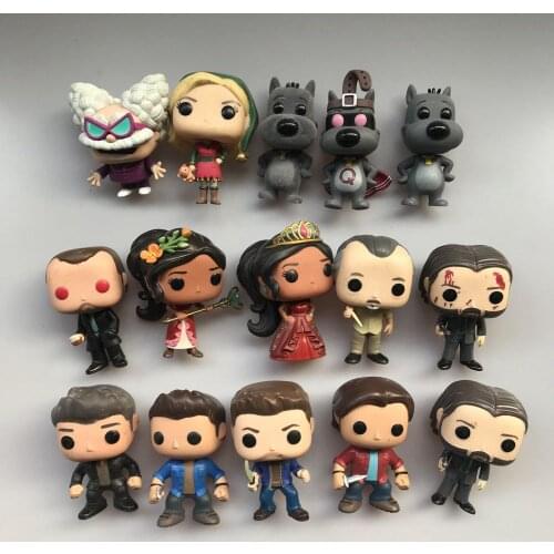 Original Used John Wick Porkchop Doug Quaildog Flocked Supernatural Dean Sam Vinyl Figure Collectible Model Loose Toy