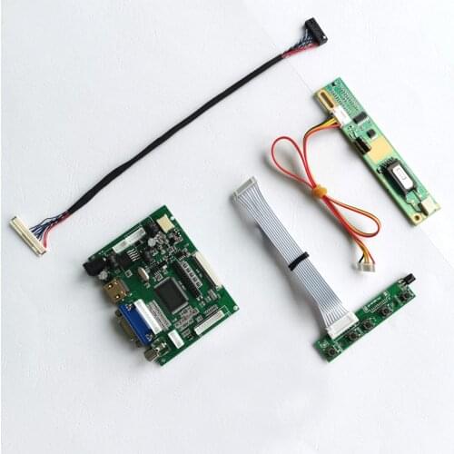 Fit N141XA/N141XB/N141XC laptops LCD monitor 14.1" 1CCFL inverter VGA+2AV LVDS 30-Pin 1024*768 screen controller board kit