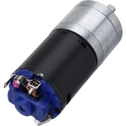 RBRC GM25-370 DC 12V Brushed Motor 4mm Shaft for MN-90 RC Q60 Q61 WPL B14 B16 B24 B36 C14 C24 1/16 RC Car Replacement DIY Parts