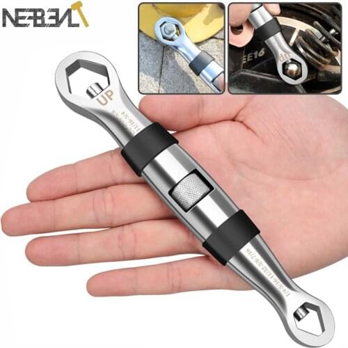 23 In 1 Adjustable Wrench Universal Key Set CR-V Multitools Multifunctional Flexible Type Wrench 7-19mm For Car Repair