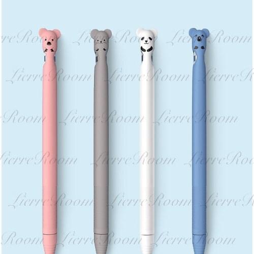 Cute Cartoon Animal Silicone Protective Case For Apple Pencil And Apple Pencil Topper And Anti-loss For Apple Pencil Cap