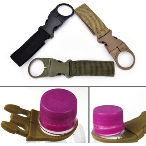 Bag Hanger outdoor clip hang webbing clasp attach Buckle Hook molle Carabiner Water Bottle camp hike Holder tool Outdoor Tool