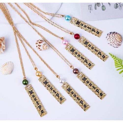 Cring Coco 10 Color Pearl Jewelry Sets Fashion Letter Polynesian Hawaiian Samoa Marshall Earrings Necklaces for Women Wholesale