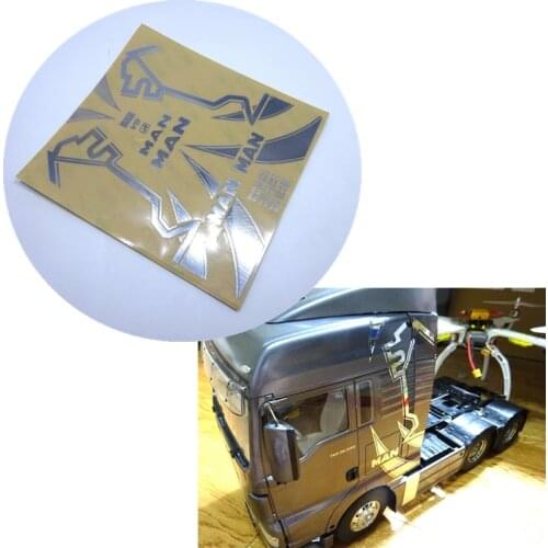 1/14 Rc Truck Tamiya MAN TGX 540 Body Metal Waterproof Decal Stickers For Radio Control Toys Tractor Trailer 56325 56329