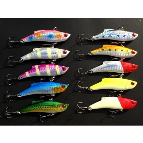 1pcs Reflective Vibration Vib Fish Lure Pesca Swimbait Minnow Hard Bait Sea Fishing Tackle 9cm 35g