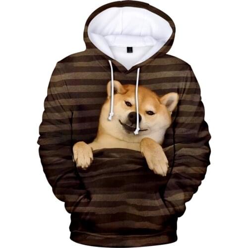 2020 Loves Hoodies Shiba Inu My Name Is Single Dog 3D Hoodies Men Women Sweatshirts Harajuku High Quality Pullovers Clothes