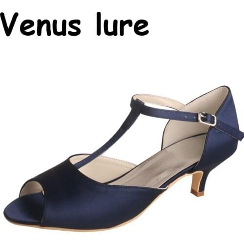 23 Colors Navy Peep Toe Shoes Special Occasion Thin Heel Ladies Sandals Size 8