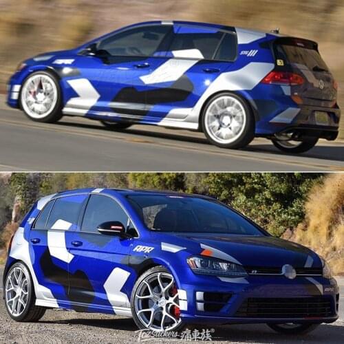 Car stickers FOR VW POLO Golf 7 GTI Golf 8 Customized car body appearance Fashion sports decals