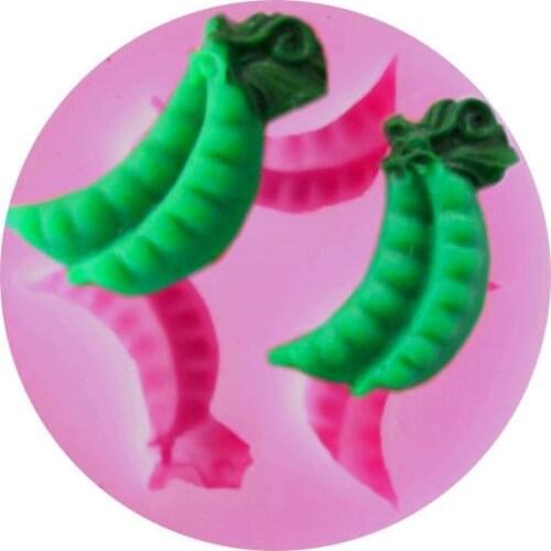 Free Shipping 3D Silicone Baking Mold Fondant Cake Tool Peas Shaped Chocolate Candy Cookies Pastry Soap Moulds DIY Gift