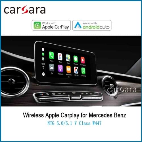 Wireless CarPlay Adapter for V Class W447 NTG5.0 5.1 5.2 Support Smart Multimedia Screen Android Auto Maps