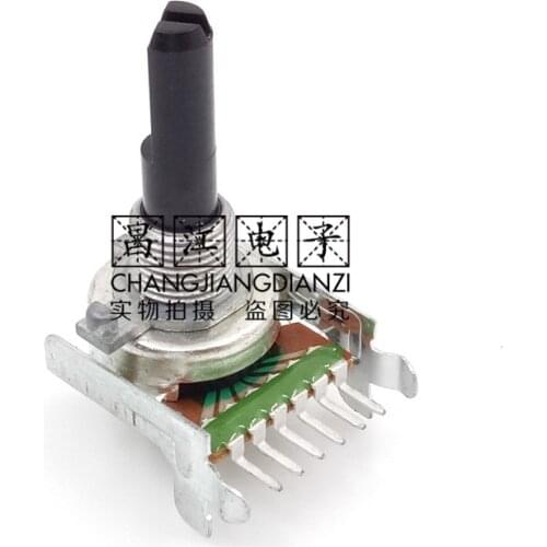 1 Piece 1612 Type B104 Stereo Channel B100K Fever Audio Speaker Power Amplifier Volume Potentiometer 25MM Half Axis 6 Feet