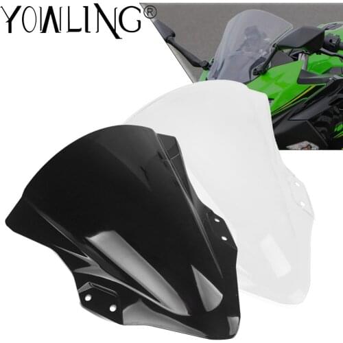For Kawasaki Ninja 400 250 EX400 2018 2019 2020 Motorcycle Windshield Windscreen Windproof Deflector Screen Accessories Ninja400