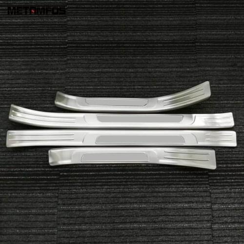 For Volkswagen Golf Variant 2014-2019 2020 Exterior Door Sill Guard Plate Scuff Protection Sticker Accessories Car Styling
