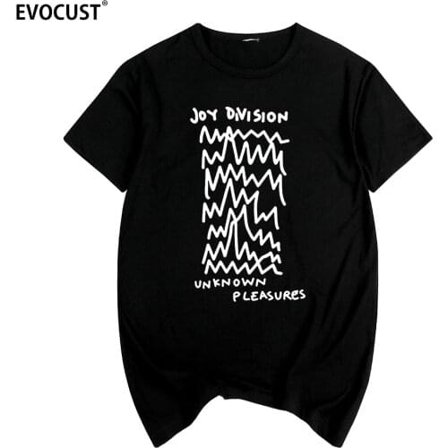 Joy Division Unknown Pleasures Post Punk T-shirt Cotton Men T shirt New TEE TSHIRT Womens unisex Fashion