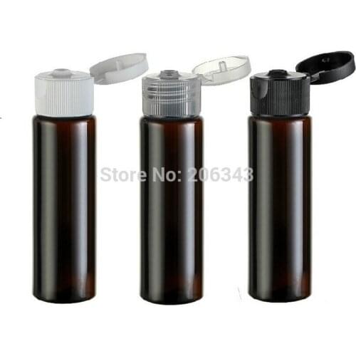 30ml brown plastic PET bottle ,toilet water bottle,lotion bottle with flip lid